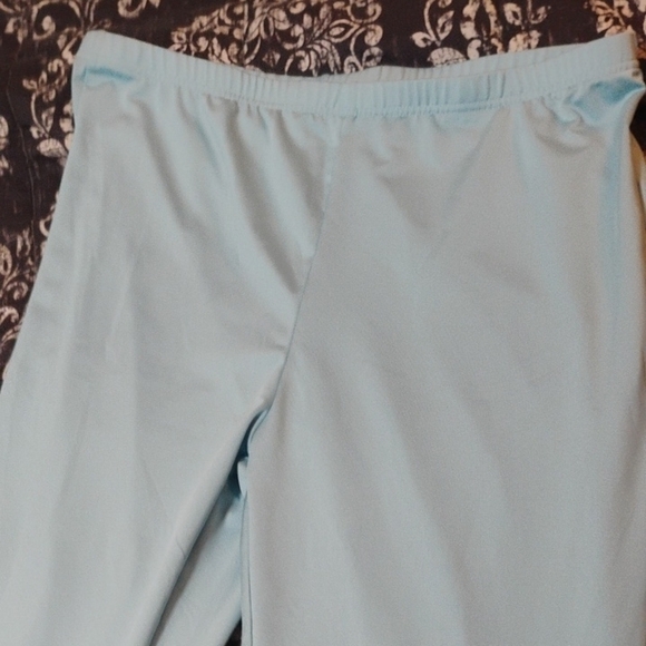 Women's Light Blue Straight Leg Pants - Picture 4 of 5